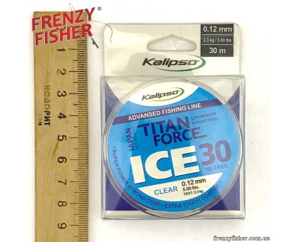 Леска Titan Force ICE CL 0,12мм (30м)