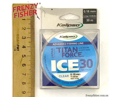 Леска Titan Force ICE CL 0,18мм (30м)