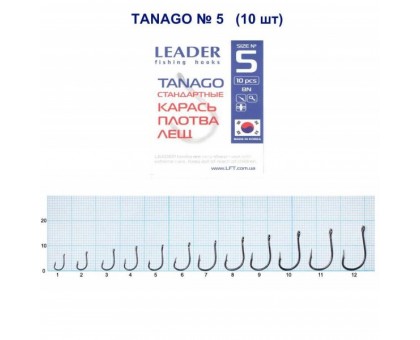 Крючок Leader Tanago №5