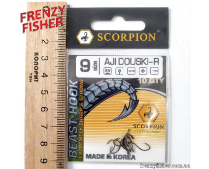 Крючок Scorpion AJI DUOSKI № 9