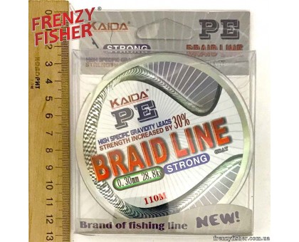Шнур Braid Line 110м 0,30мм