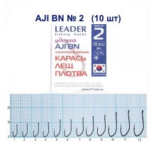 Крючок Leader AJI BN №2