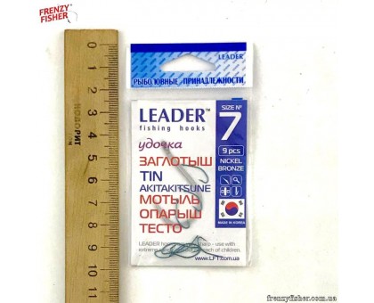 Крючок Leader AKITAKESUNE BN №7 заглотыш