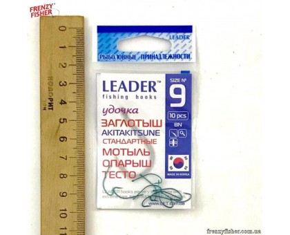Крючок Leader AKITAKESUNE BN №9 заглотыш
