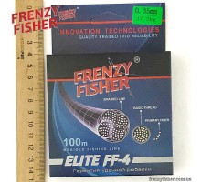 Шнур FRENZY FISHER "ELITE FF-4" 0,35мм 4-х жильн.(100м)