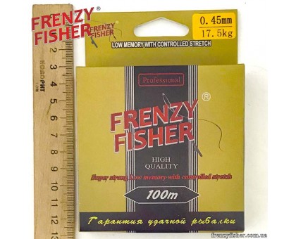Леска FRENZY FISHER "GOLD CRUCIAN" 0,45мм (100м) 