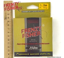 Леска  FRENZY FISHER "GOLD CRUCIAN" 0,18мм (150м) 