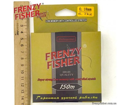 Леска  FRENZY FISHER "GOLD CRUCIAN" 0,18мм (150м) 