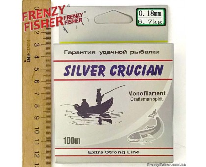 Леска FRENZY FISHER "SILVER CRUCIAN"  0,18мм (100м) 