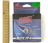 Шнур FRENZY FISHER "ELITE FF-4"  0,18мм 4-х жильн.(150м) 