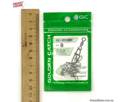 Карабин "GC" GROSS №8 + вертлюг 1051