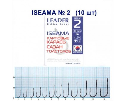 Крючок Leader ISEAMA №2
