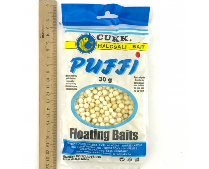Наживка тесто Cukk Puffi 30гр. mini натур.