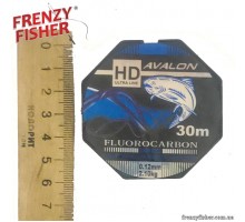 Жилка Avalon Fluorocarbon 0,12мм (30м)