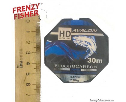 Жилка Avalon Fluorocarbon 0,12мм (30м)