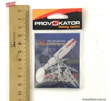 Фиксатор для силикона Прозрачный XL (10х5шт) 25мм Provokator