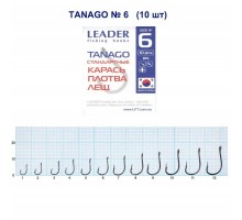 Крючок Leader Tanago №6