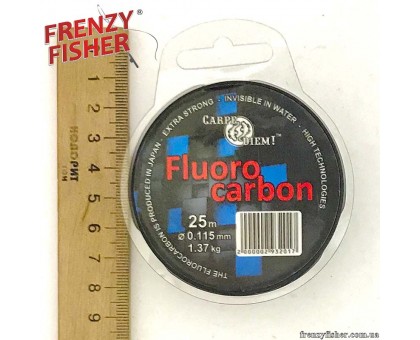 Леска Carpe Diem Fluorocarbon 0,115мм (25м)
