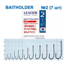 Крючок Leader Baitholder BN №2