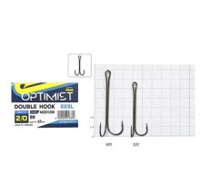 Гачок Leader (OPTIMIST) DOUBLE HOOK 3XL №4/0 (10шт/уп)