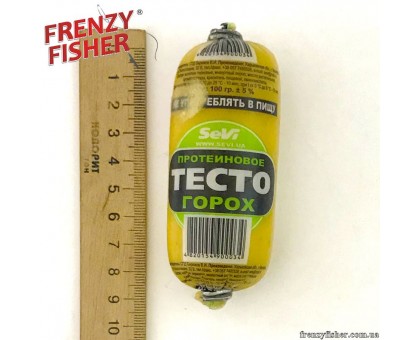 Наживка тесто Sevi 100гр. протеин. колбаска горох