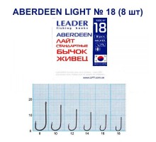 Крючок Leader ABERDEEN LIGHT №18 живцовый