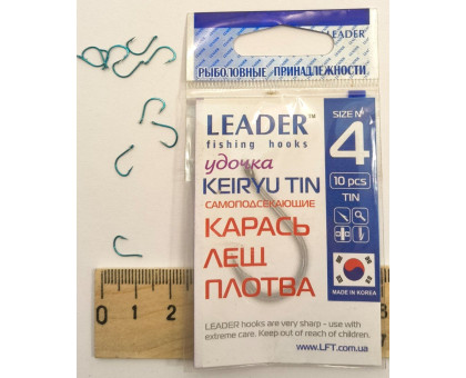 Гачок Leader KEIRYU TIN №4