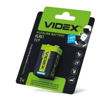 Батарейка Videx крона алкал. РИБОЛОВЛЯ ОПТ
