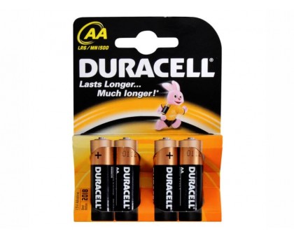 Батарейки DURACELL R6 (4шт) цена за 1 шт.
