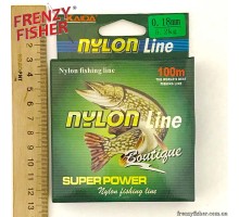 Леска NYLON LINE 0,18мм (100м)