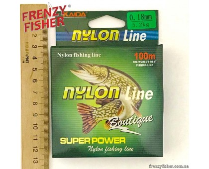 Леска NYLON LINE 0,18мм (100м)