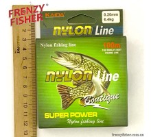 Леска NYLON LINE 0,20мм (100м)