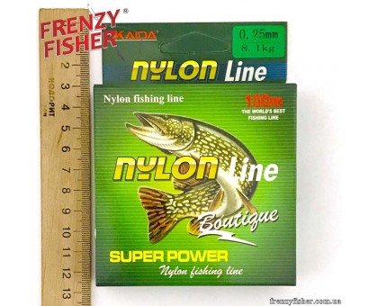 Леска NYLON LINE 0,25мм (100м)