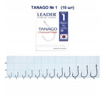 Крючок Leader Tanago №1