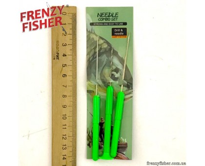 Набор бойловый: шыло,сверло,крючек Needle combo set