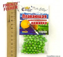 Наживка пенопласт Корона (миди) Горох (10шт)