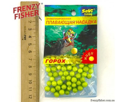 Наживка пенопласт Sevi (миди) Горох (10шт)
