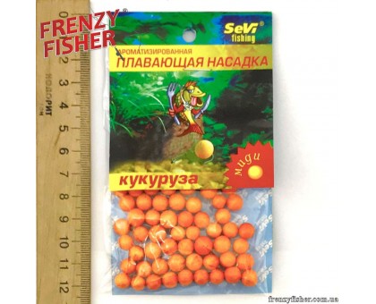 Наживка пенопласт Sevi (миди) Кукуруза (10шт)