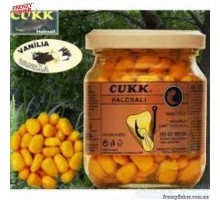 Наживка кукуруза Cukk крашен. в стек. банке 125гр. ваниль