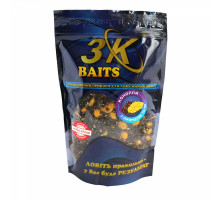 Наживка 3К Baits MIX Конопля с кукурузой 400г