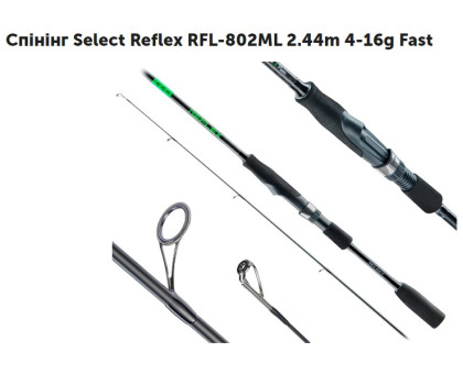 Спиннинг "Select Reflex" RFL-802ML 2.44м (4-16g) Fast
