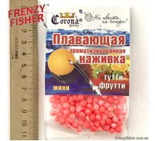 Наживка пенопласт Корона (мини) Тутти-фрутти (10шт)