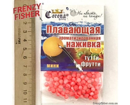 Наживка пенопласт Корона (мини) Тутти-фрутти (10шт)