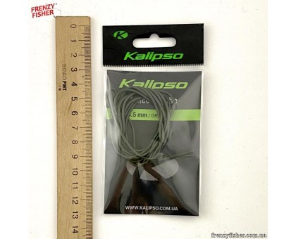 Термоусадка Kalipso Silikon tube 1,5-0,5мм green (16060118)