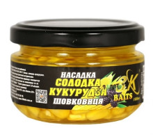 Насадка кукурудза 3К Baits "Солодка кукурудза PREMIUM" Шовковиця скло 100мл