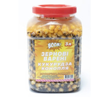 Зерно варене ВООМ 3л (банка) Кукурудза- конопля