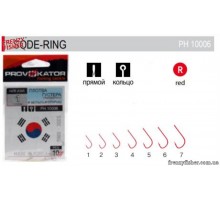 Крючок PROVOKATOR  SODE-Ring RED №6