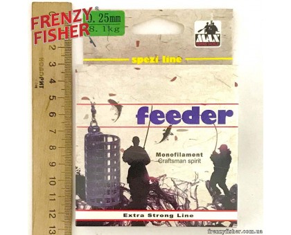 Леска FEEDER 0,25мм (100м) прозрачная