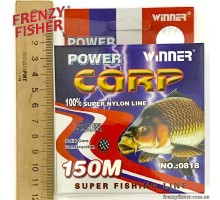 Леска POWER CARP (Winner) brown 0,18мм (150м) 