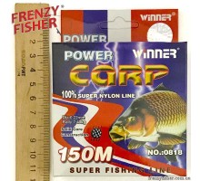 Леска POWER CARP (Winner) brown 0,22мм (150м) 